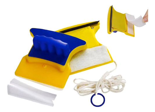 Limpia Vidrios Magnetico 2 En 1 Doble Cara 8 Mm Original