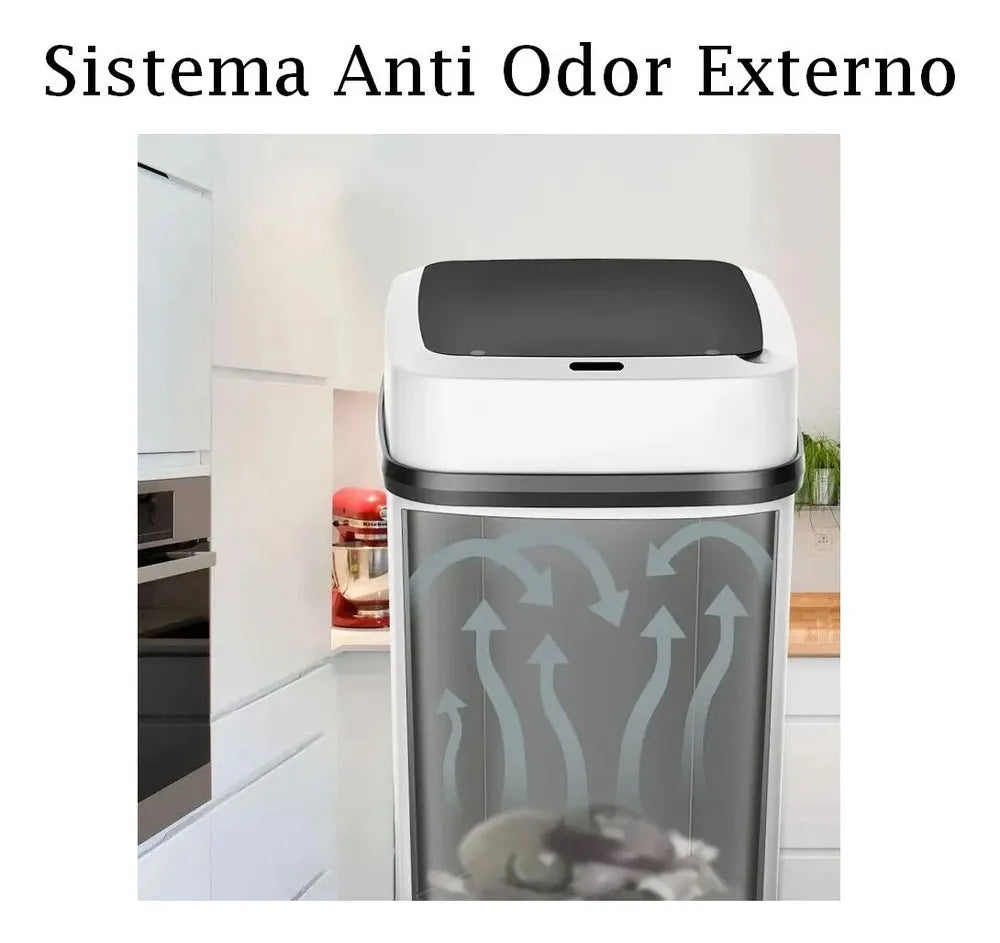 Basurero Inteligente De 13 L Con Sensor De Movimiento