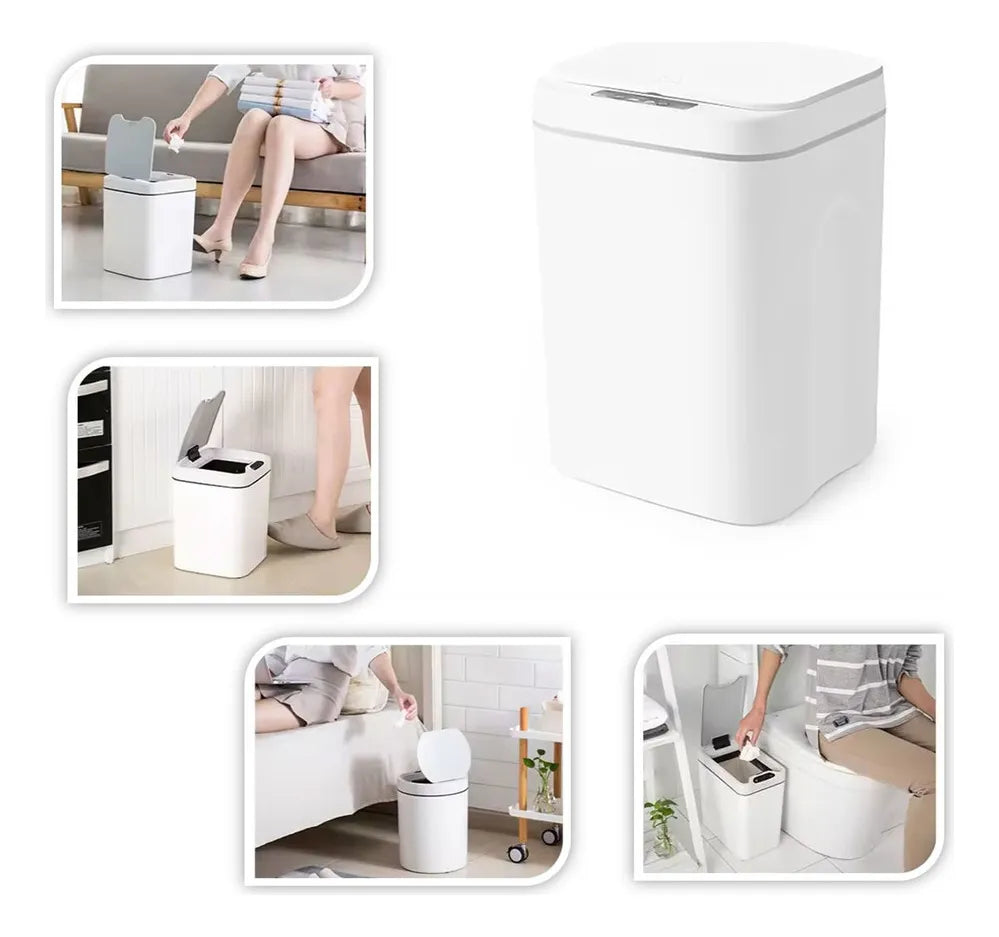 Basurero Inteligente De 13 L Con Sensor De Movimiento