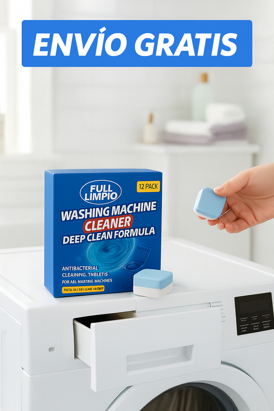 Pastilla Limpia Lavarropas En Forma De Tabletas 12 Unidades + ENVIO GRATIS