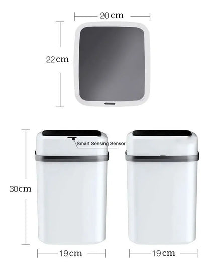 Basurero Inteligente De 13 L Con Sensor De Movimiento